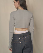 Minimal Rib Cardigan