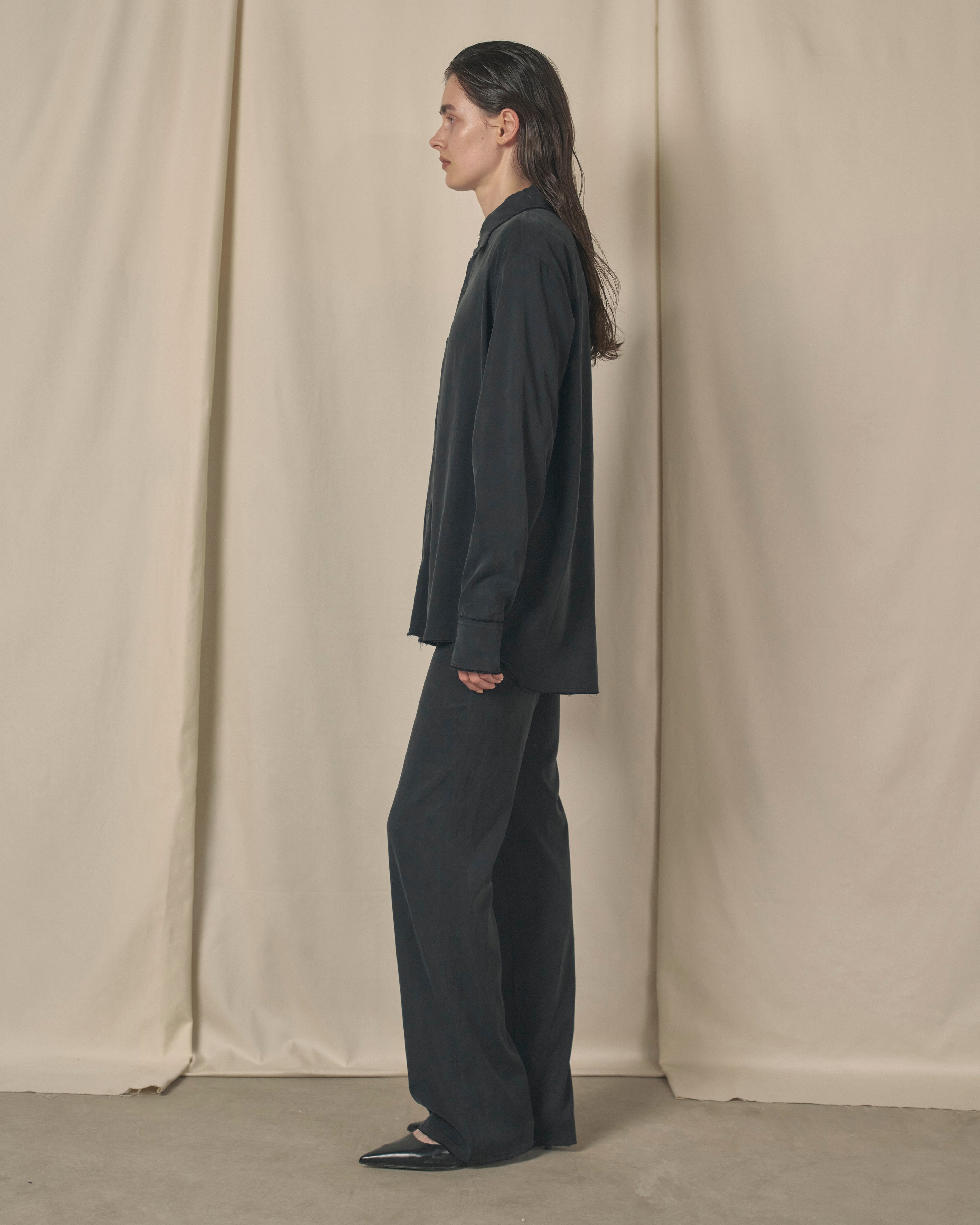 Raw Cupro Pants