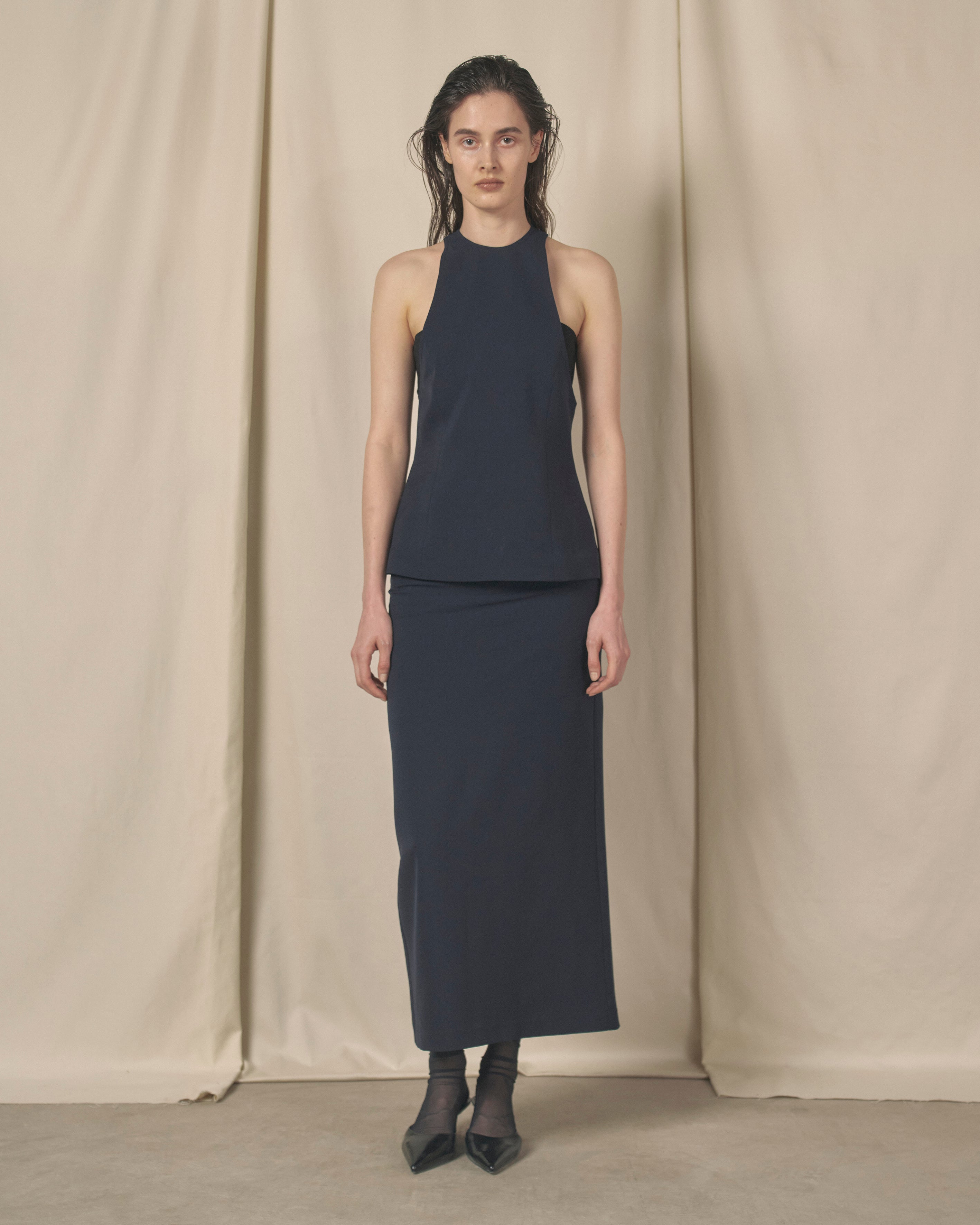 Line Straight Skirt