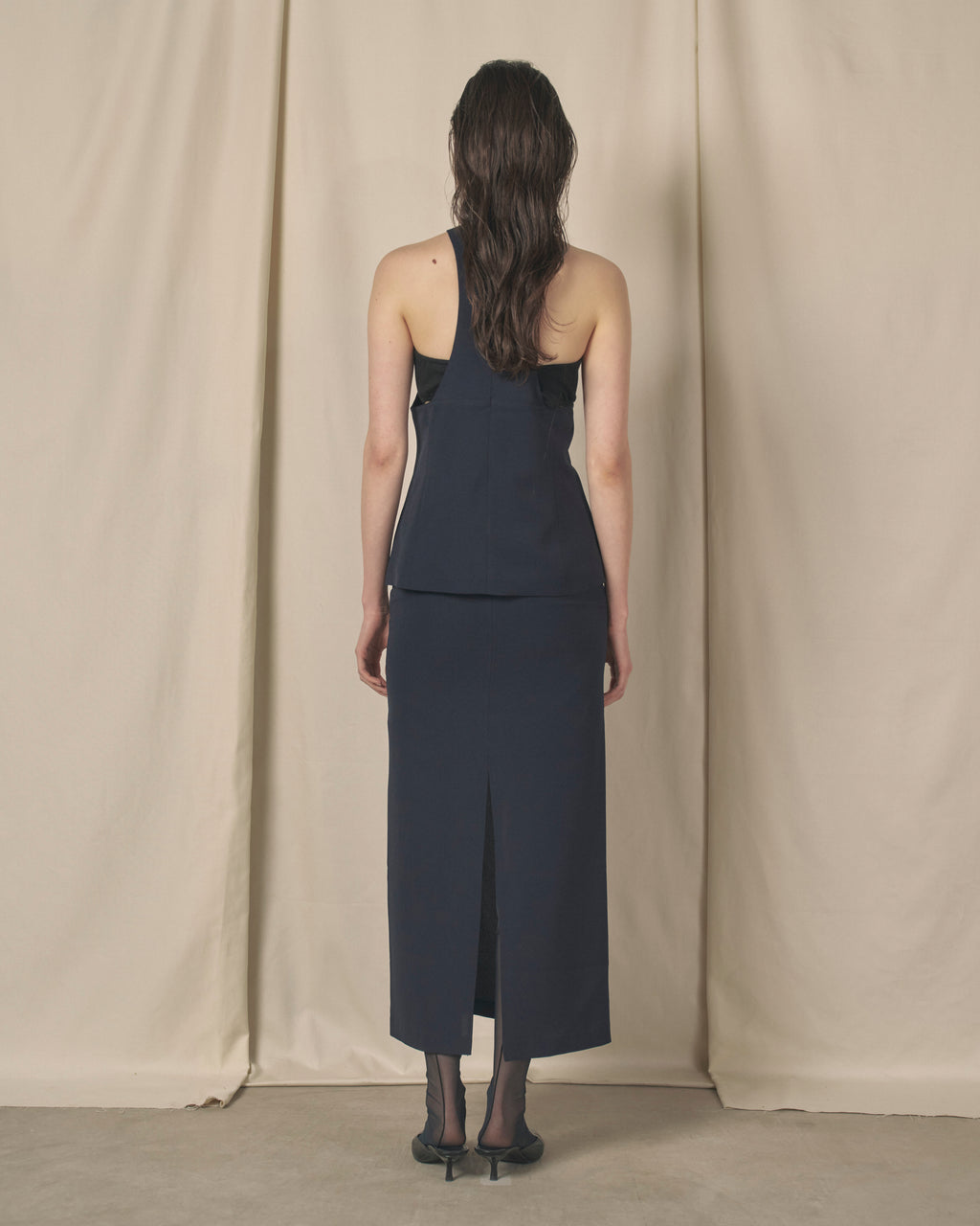 Line Halter Blouse