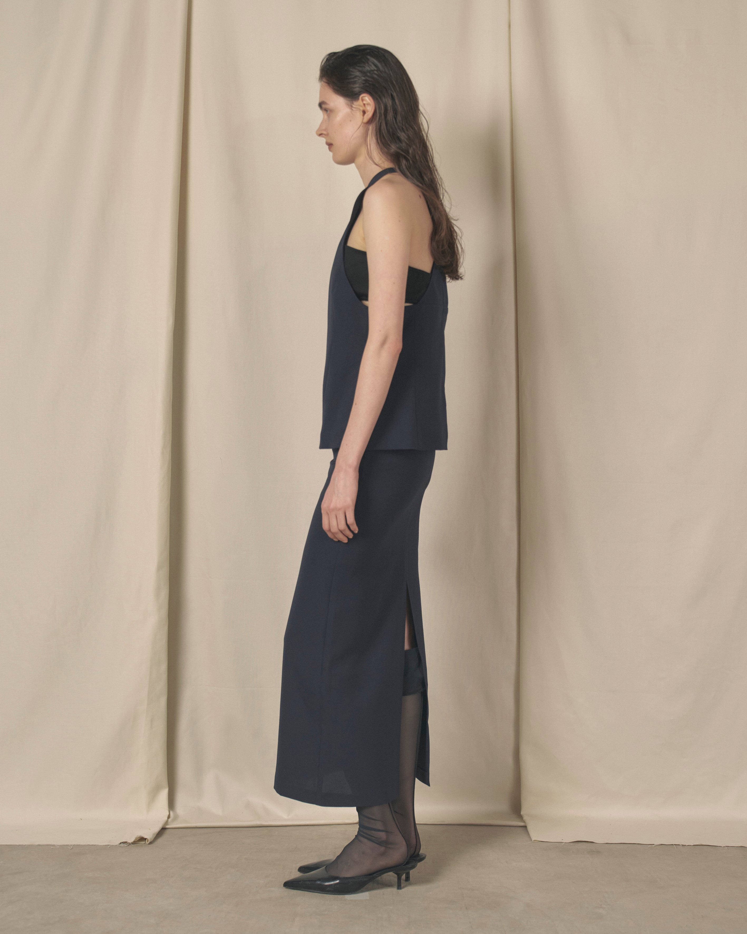 Line Straight Skirt