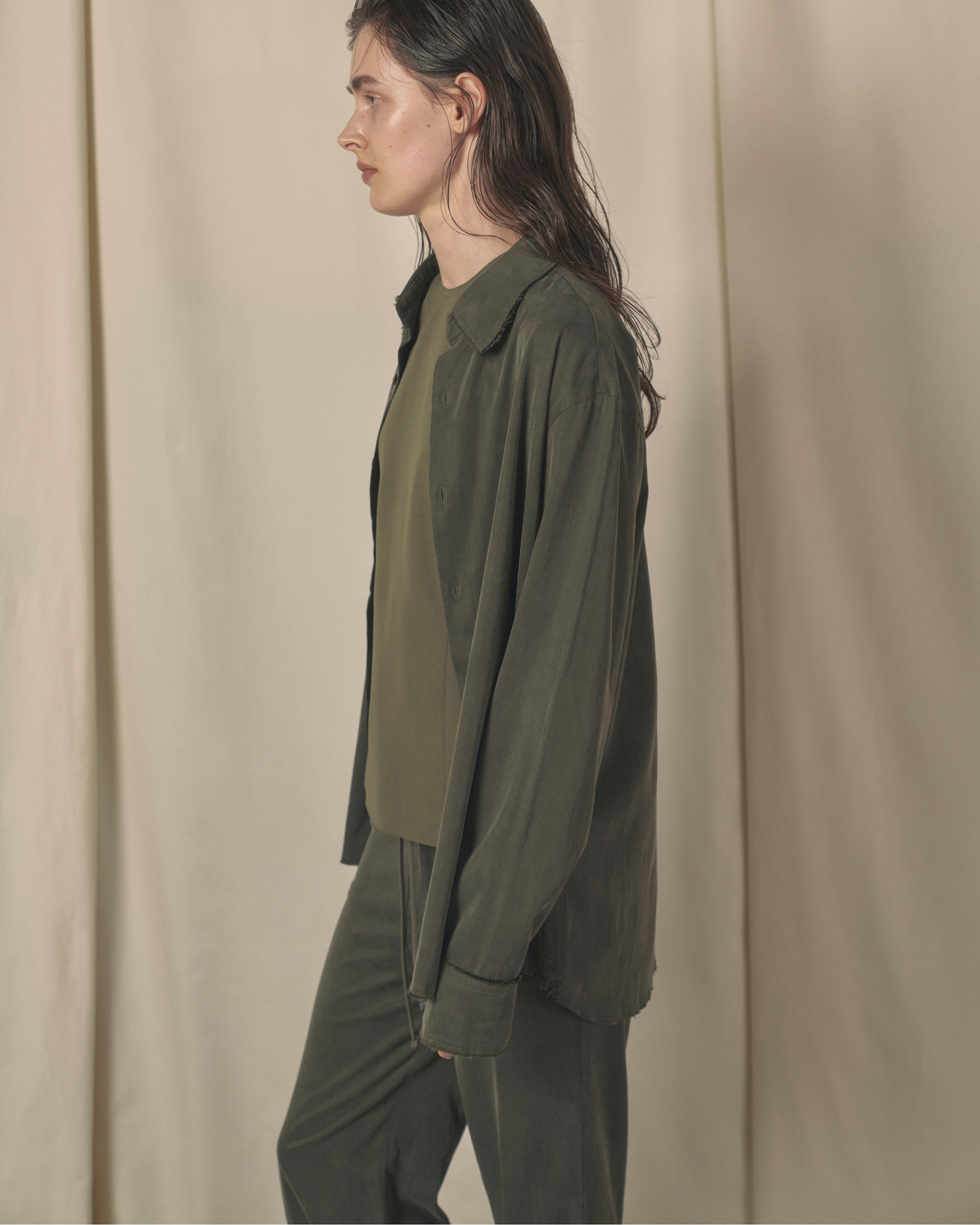 Raw Cupro Pants
