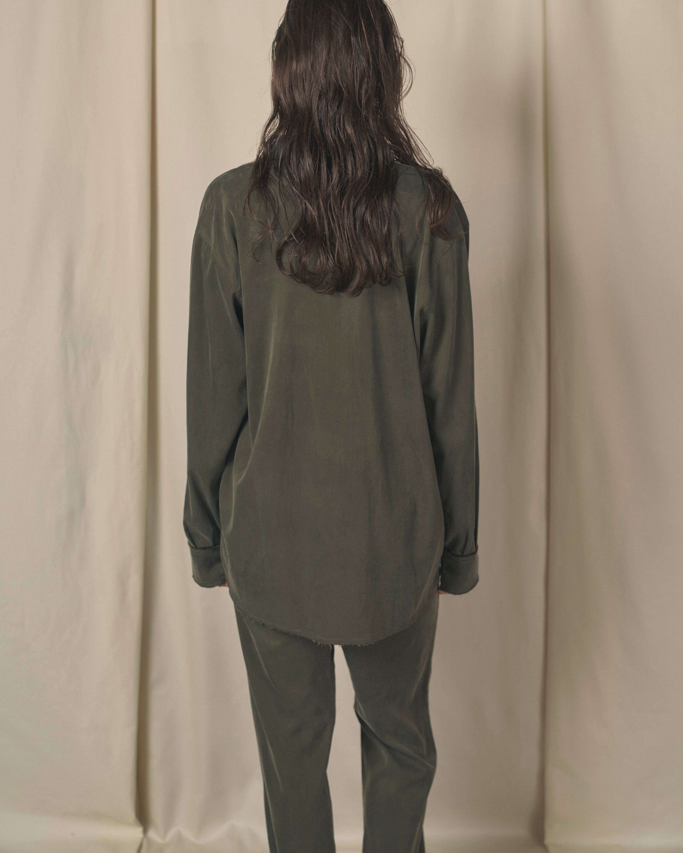 Raw Cupro Pants